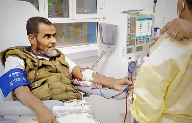 تشغيل مركز الغسيل الكلوي في مديرية عبس بمحافظة حجة